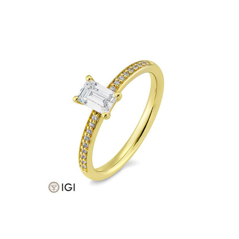 Verlobungsring Emerald Cut - Sag Ja zur Liebe deines Lebens