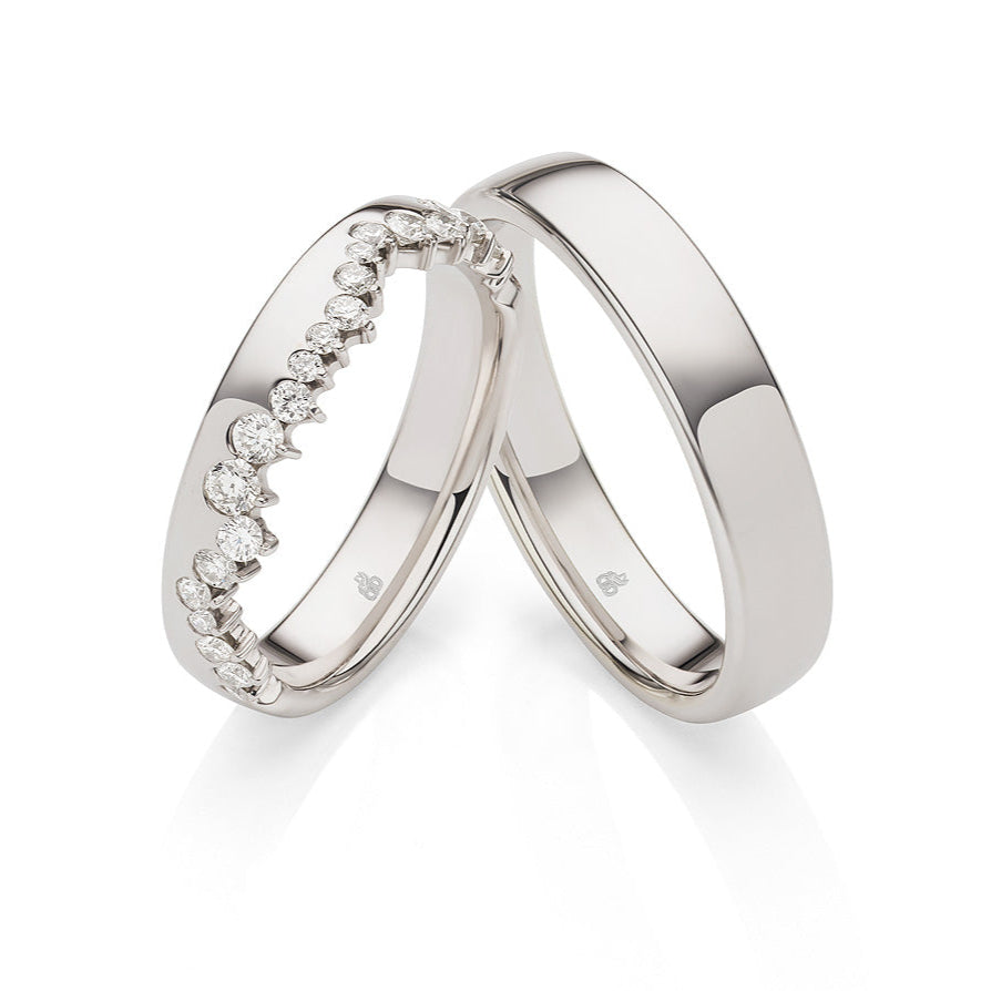 Eheringe Polaris – Strahlende Wegweiser ewiger Liebe auf eheringkaufen.ch erhältlich.