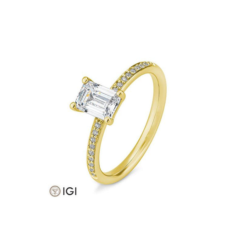Verlobungsring Emerald Cut - Sag Ja zur Liebe deines Lebens