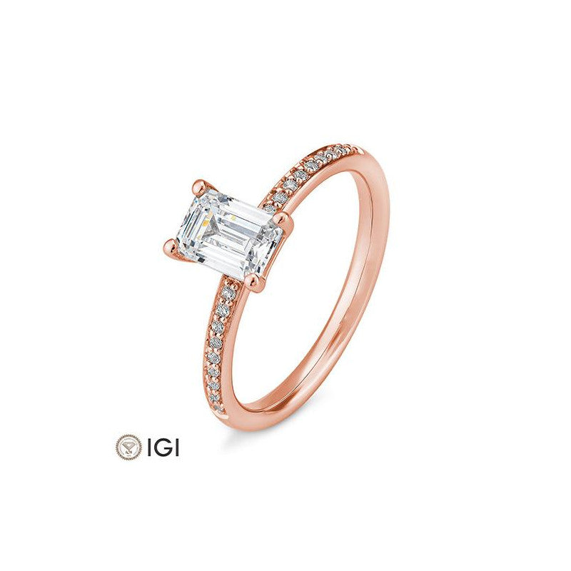 Verlobungsring Emerald Cut - Sag Ja zur Liebe deines Lebens