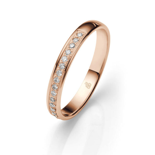 Halbmemoire-Ring mit Diamanten – Ein Ring fürs Leben