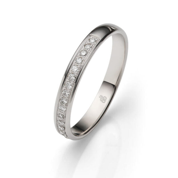 Halbmemoire-Ring mit Diamanten – Ein Ring fürs Leben