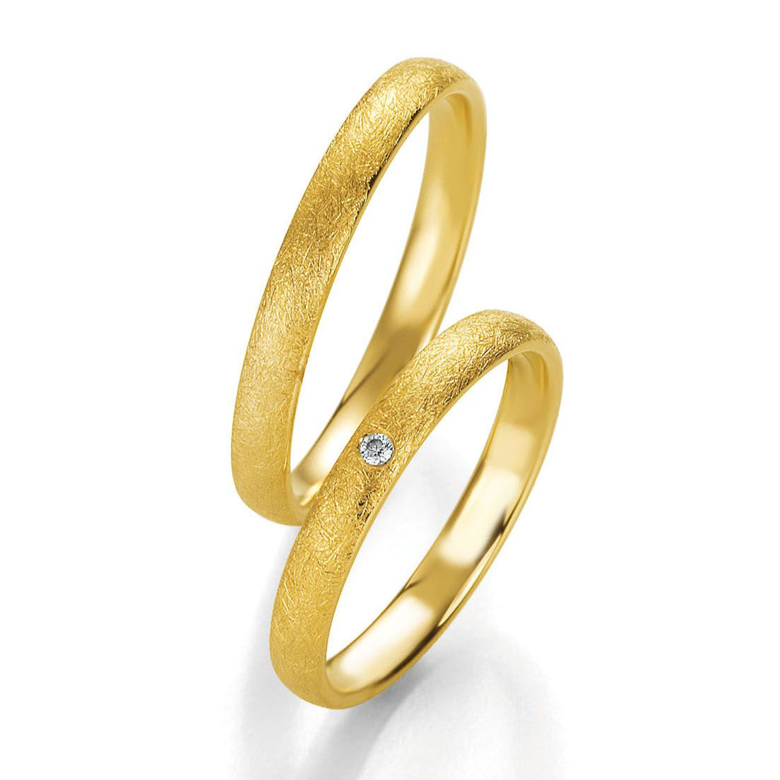 Pure Eleganz - Eheringe in Basic Light 1 auf eheringkaufen.ch erhältlich.