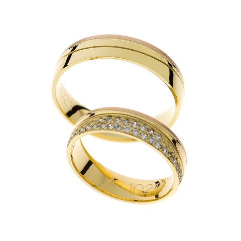 Eheringe in Gold - Ringe, so einzigartig wie eure Liebe auf eheringkaufen.ch erhältlich.