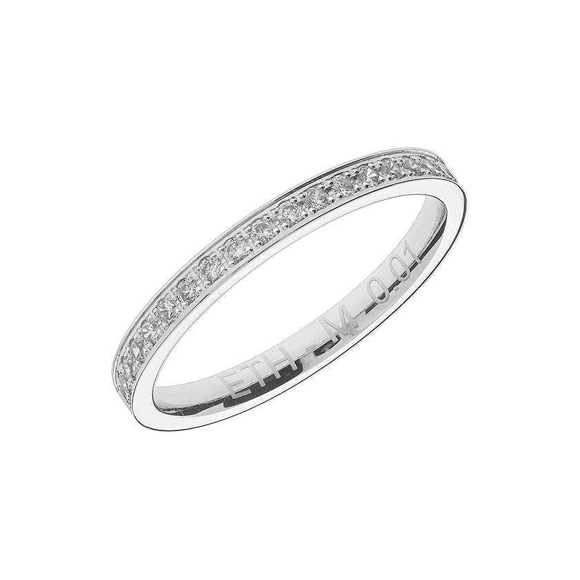 Eternity-Ring Weissgold (585) M001 auf ehering.ch erhältlich.