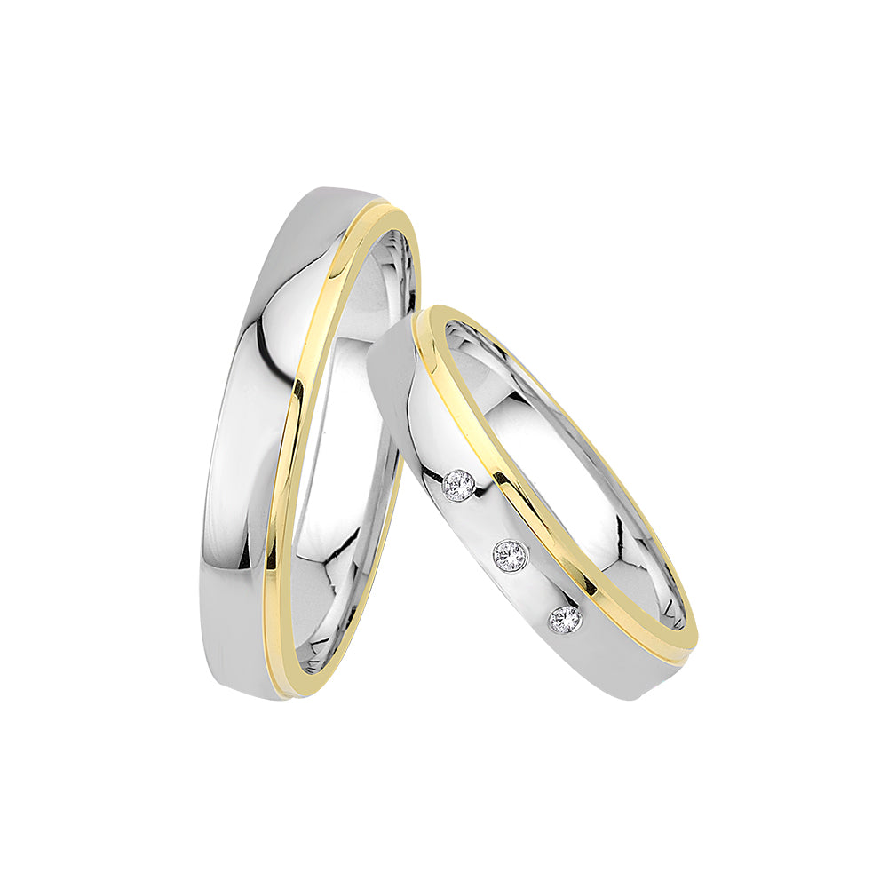 Eheringe in Gold – Für den schönsten Moment auf eheringkaufen.ch erhältlich.