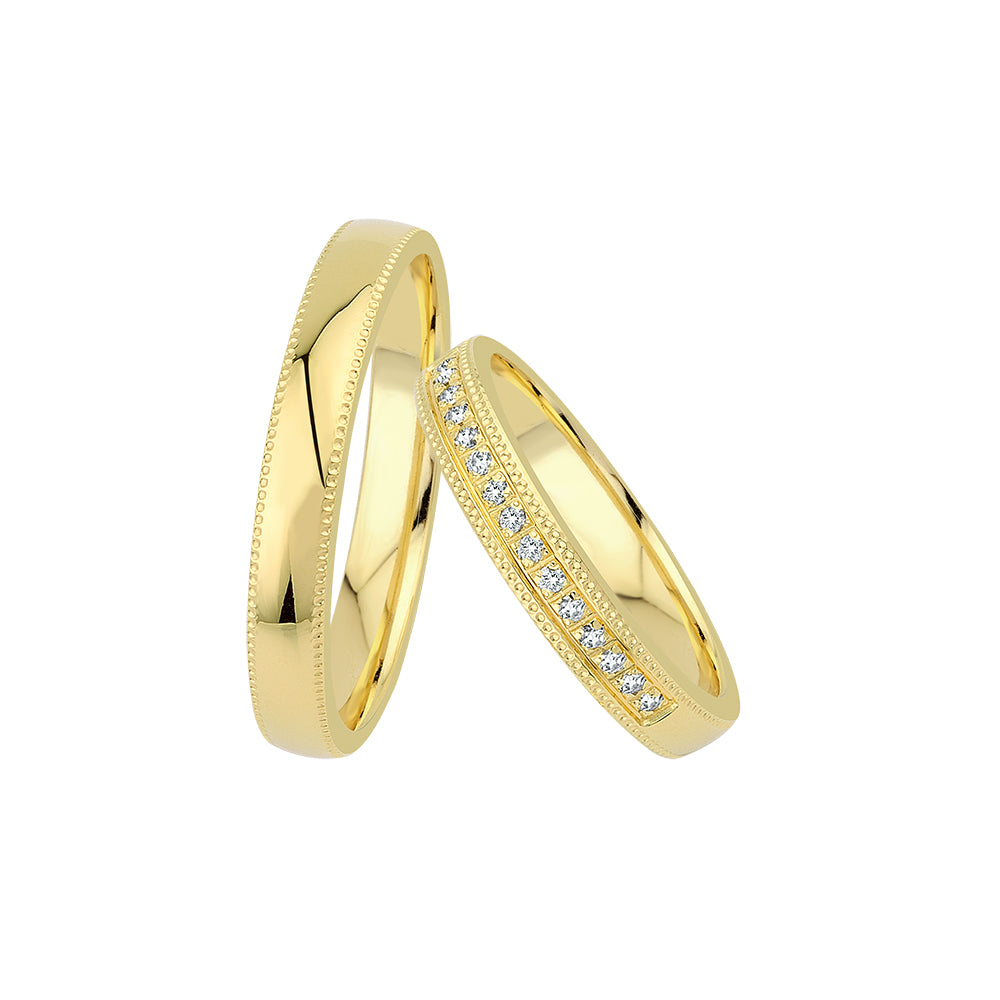 Eheringe in Gold – Zeitlose Eleganz für zwei Herzen auf eheringkaufen.ch erhältlich.