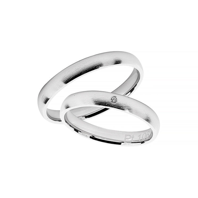 Eheringe Platin (950) SPT106