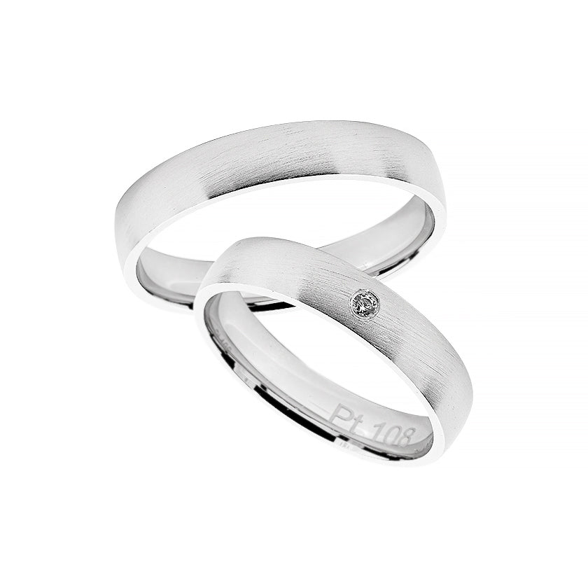 Eheringe in Platin - Ein Versprechen in Platin auf eheringkaufen.ch erhältlich.