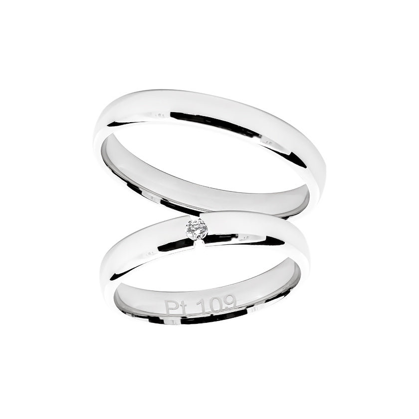 Eheringe in Platin - Ein Versprechen in Platin auf eheringkaufen.ch erhältlich.