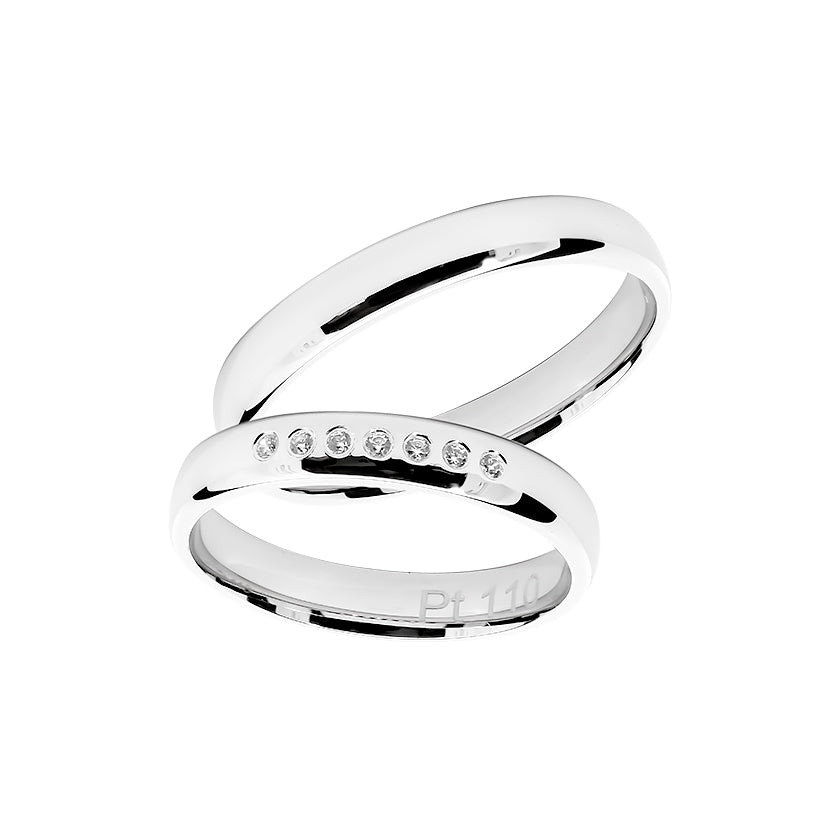 Eheringe in Platin - Ein Versprechen in Platin auf eheringkaufen.ch erhältlich.