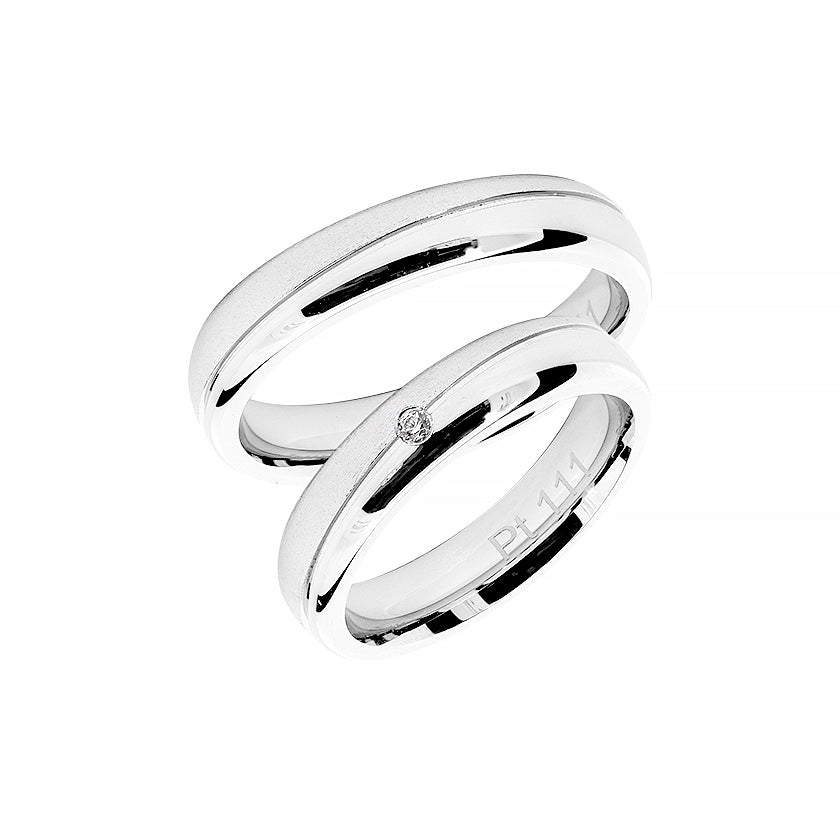 Eheringe in Platin - Ein Versprechen in Platin auf eheringkaufen.ch erhältlich.