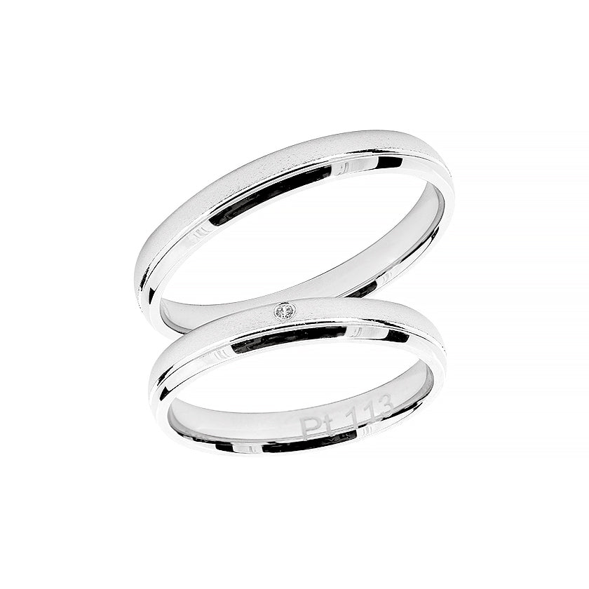 Eheringe in Platin - Ein Versprechen in Platin auf eheringkaufen.ch erhältlich.