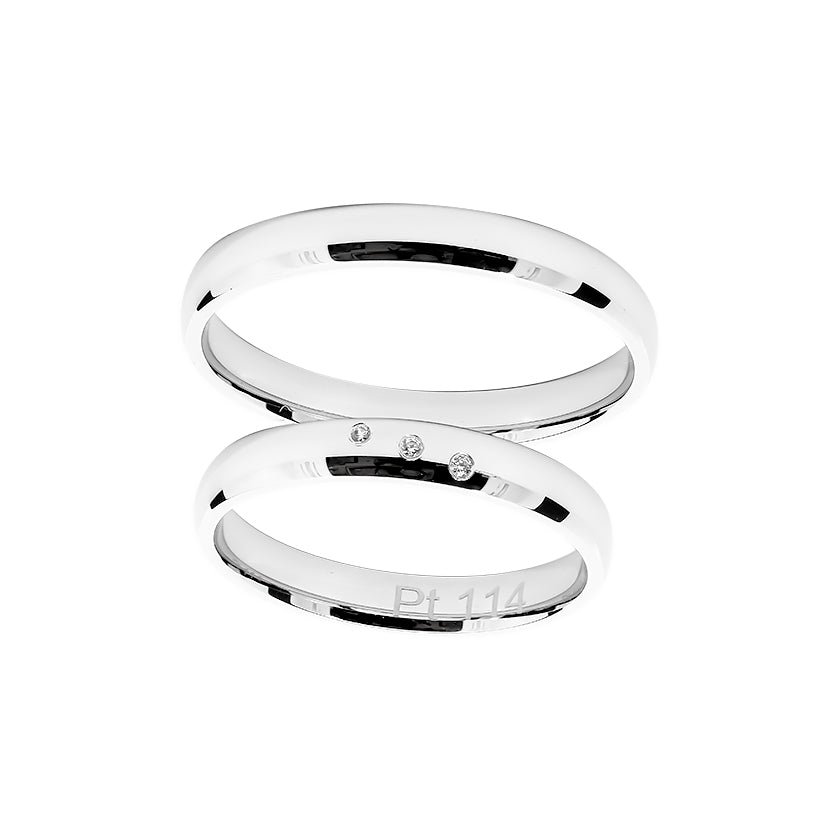 Eheringe in Platin - Ein Versprechen in Platin auf eheringkaufen.ch erhältlich.