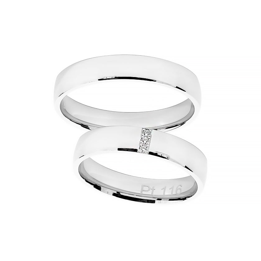 Eheringe in Platin - Ein Versprechen in Platin auf eheringkaufen.ch erhältlich.