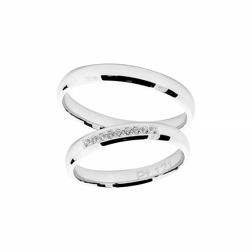 Eheringe in Platin - Ein Versprechen in Platin auf eheringkaufen.ch erhältlich.