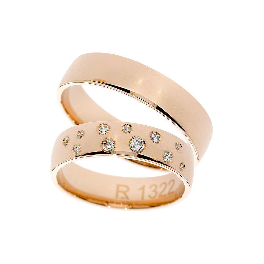 Eheringe in Gold - Ewigkeit in jedem Detail auf eheringkaufen.ch erhältlich.