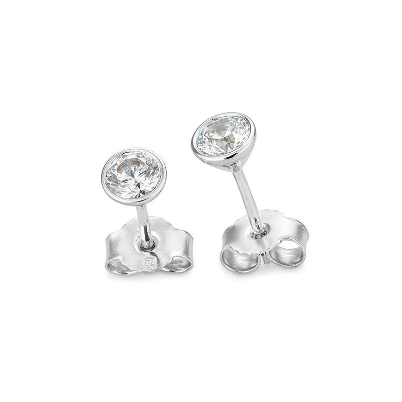Zargen-Ohrstecker von Breuning - 0,60 ct Diamant, Gold/Platin