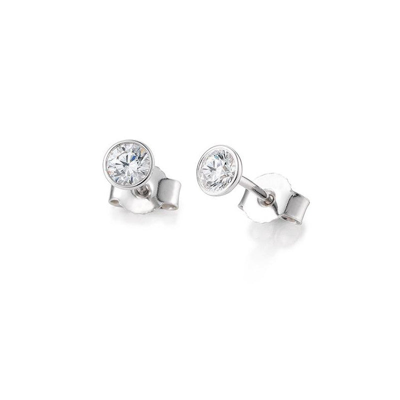 Zargen-Ohrstecker von Breuning - 0,50 ct Diamant, Gold