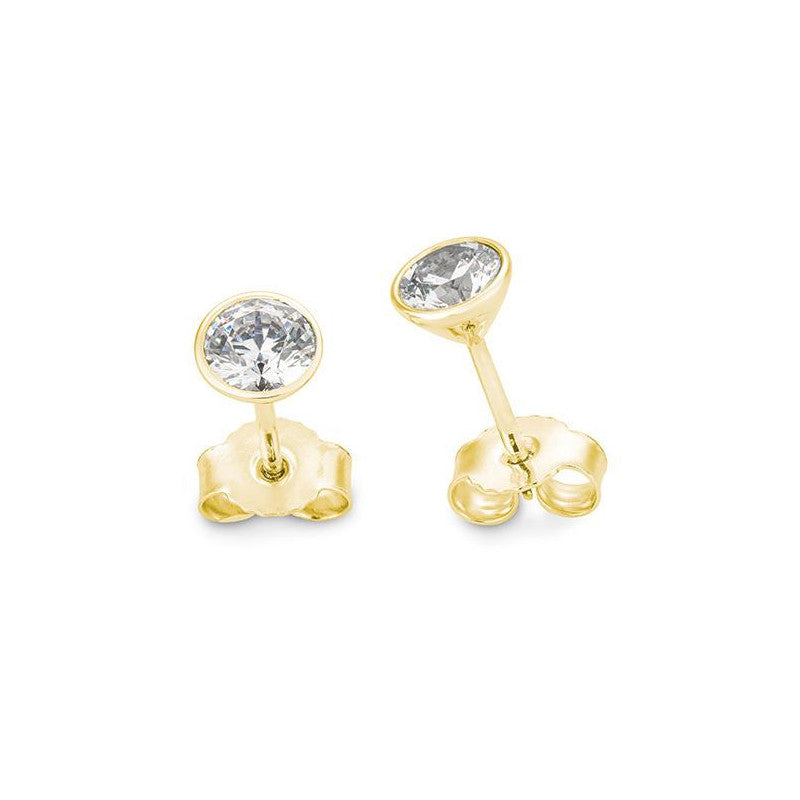 Zargen-Ohrstecker von Breuning - 0,80 ct Diamant, Gold