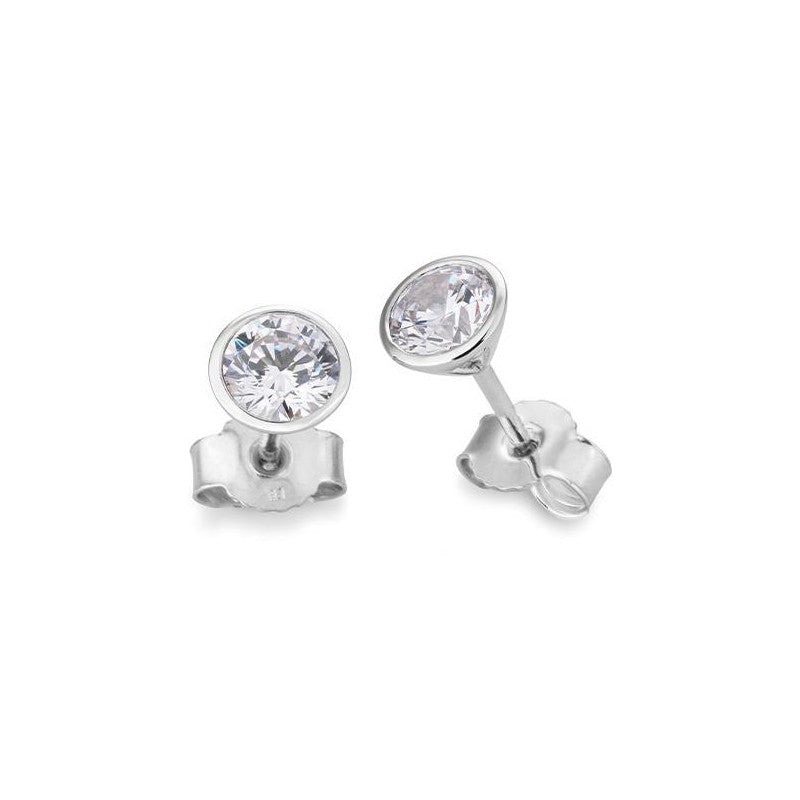 Zargen-Ohrstecker von Breuning - 1,00 ct Diamant, Gold