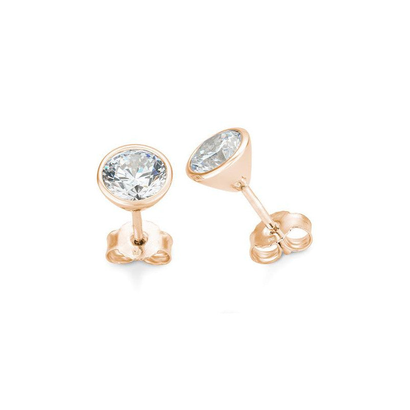 Zargen-Ohrstecker von Breuning - 2,00 ct Diamant, Gold