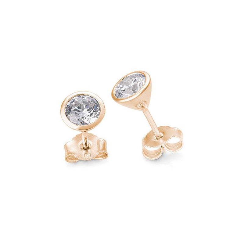 Zargen-Ohrstecker von Breuning - 1,20 ct Diamant, Gold