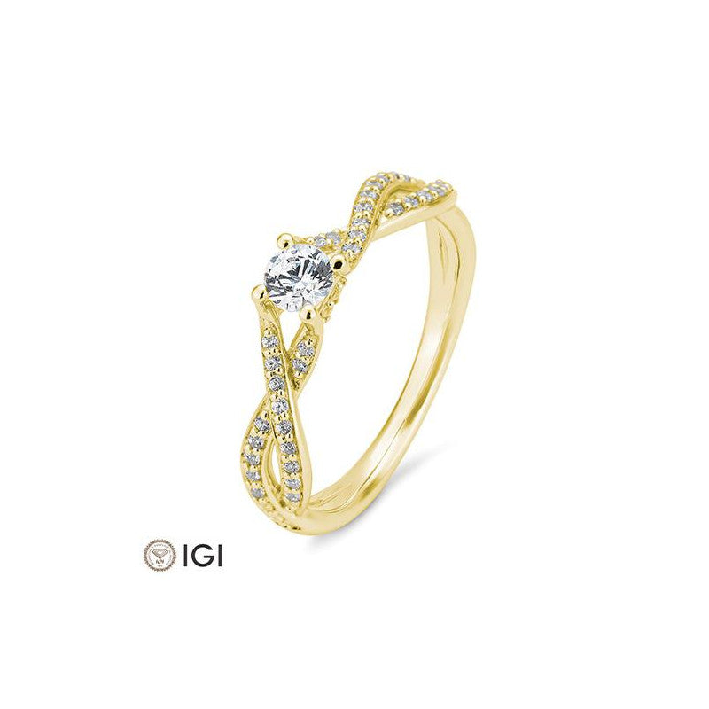 Verlobungsring Brilliant Pavé – Pure Perfektion