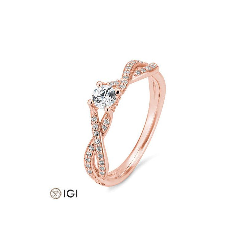 Verlobungsring Brilliant Pavé – Pure Perfektion