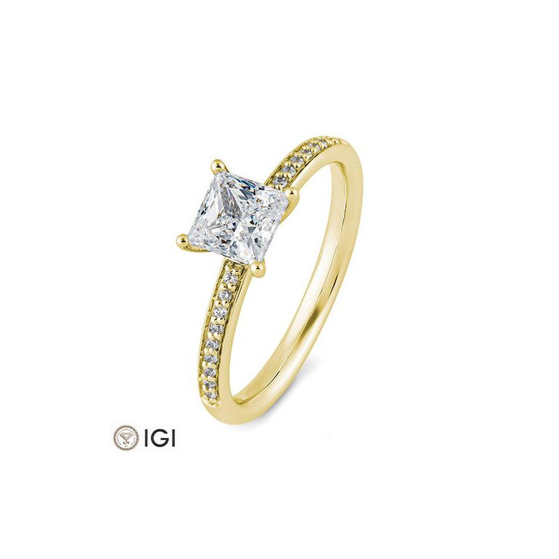 Verlobungsring Princess Cut - So einzigartig wie Du auf eheringkaufen.ch erhältlich.