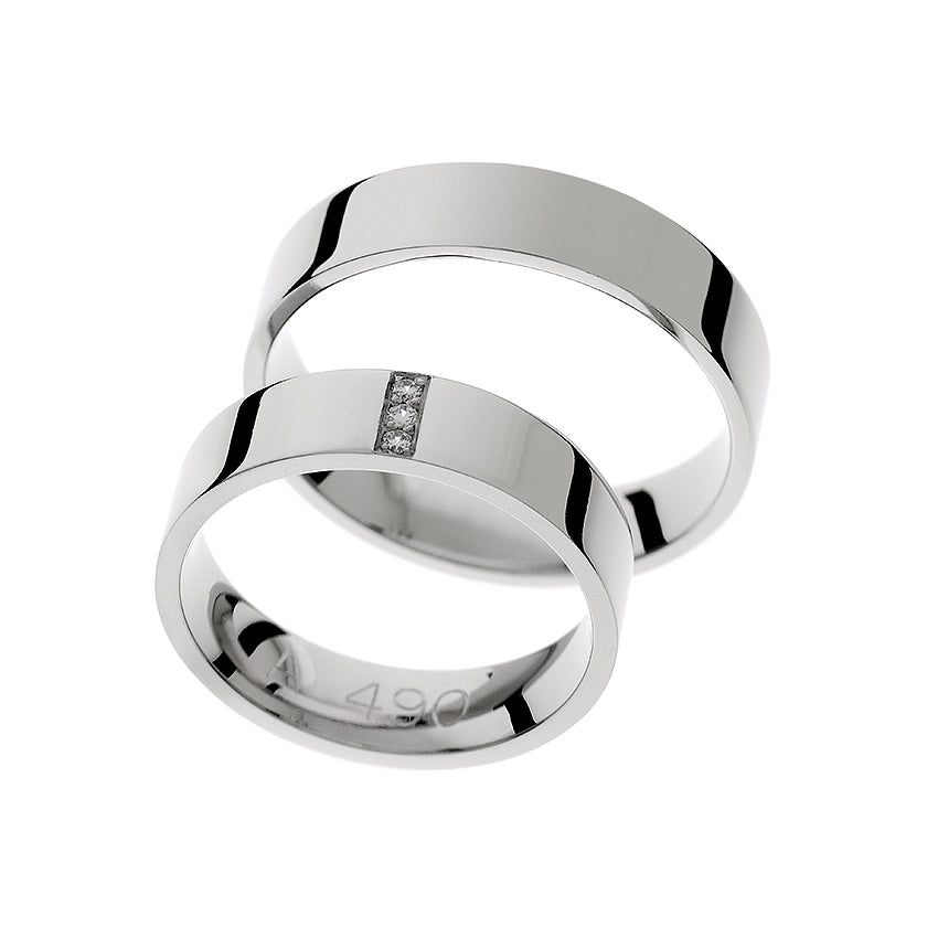 Eheringe Weissgold (585) SA490