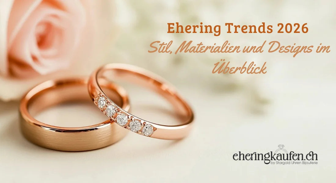 Ehering Trends 2026 - Stil, Materialien und Designs im Überblick