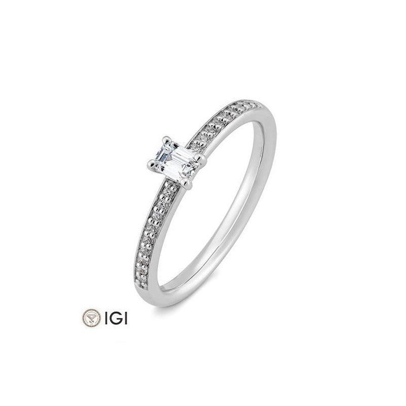 Verlobungsring Emerald Cut - Sag Ja zur Liebe deines Lebens