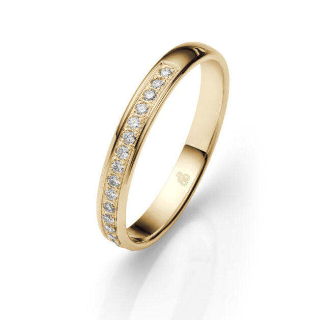Halbmemoire-Ring mit Diamanten – Ein Ring fürs Leben