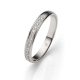 Halbmemoire-Ring mit Diamanten – Ein Ring fürs Leben