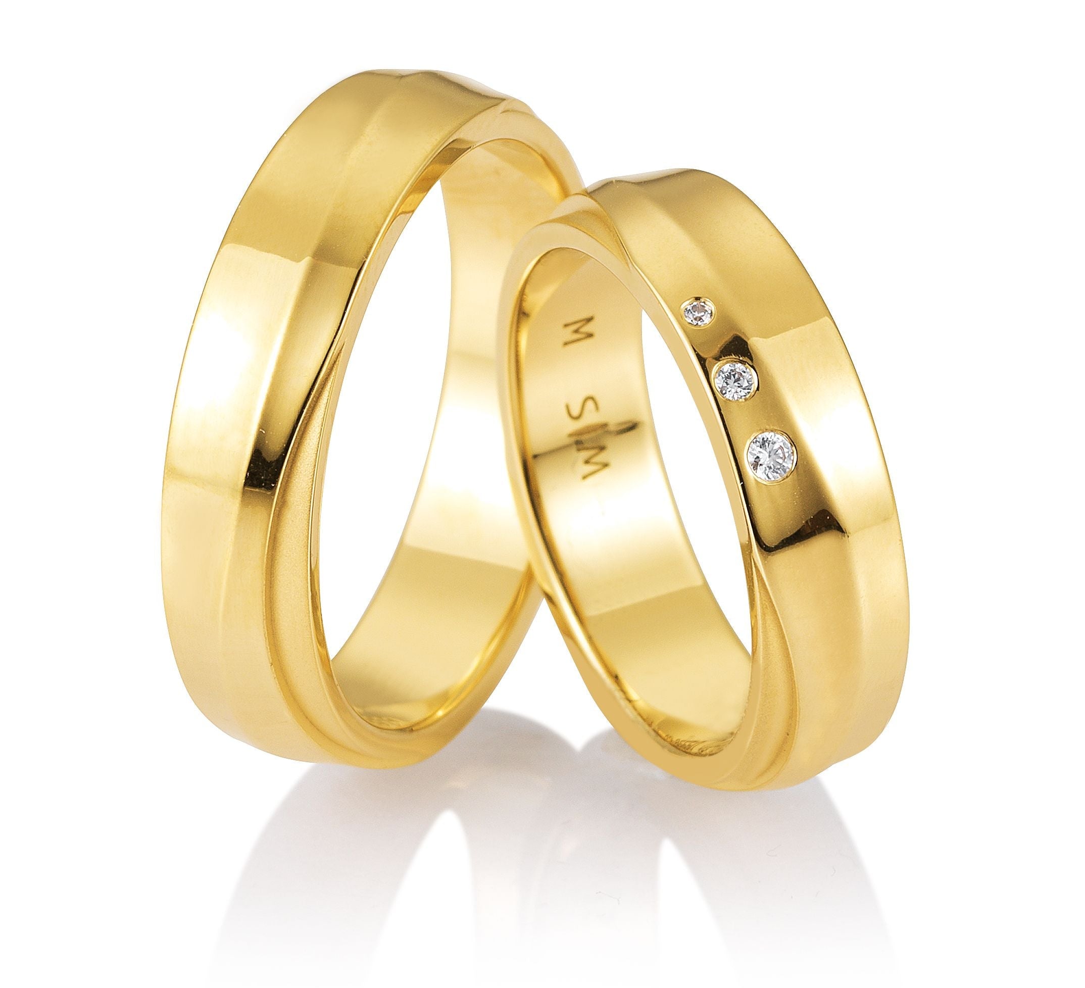 Eheringe Sympathie – Harmonie in Vollendung auf eheringkaufen.ch erhältlich.