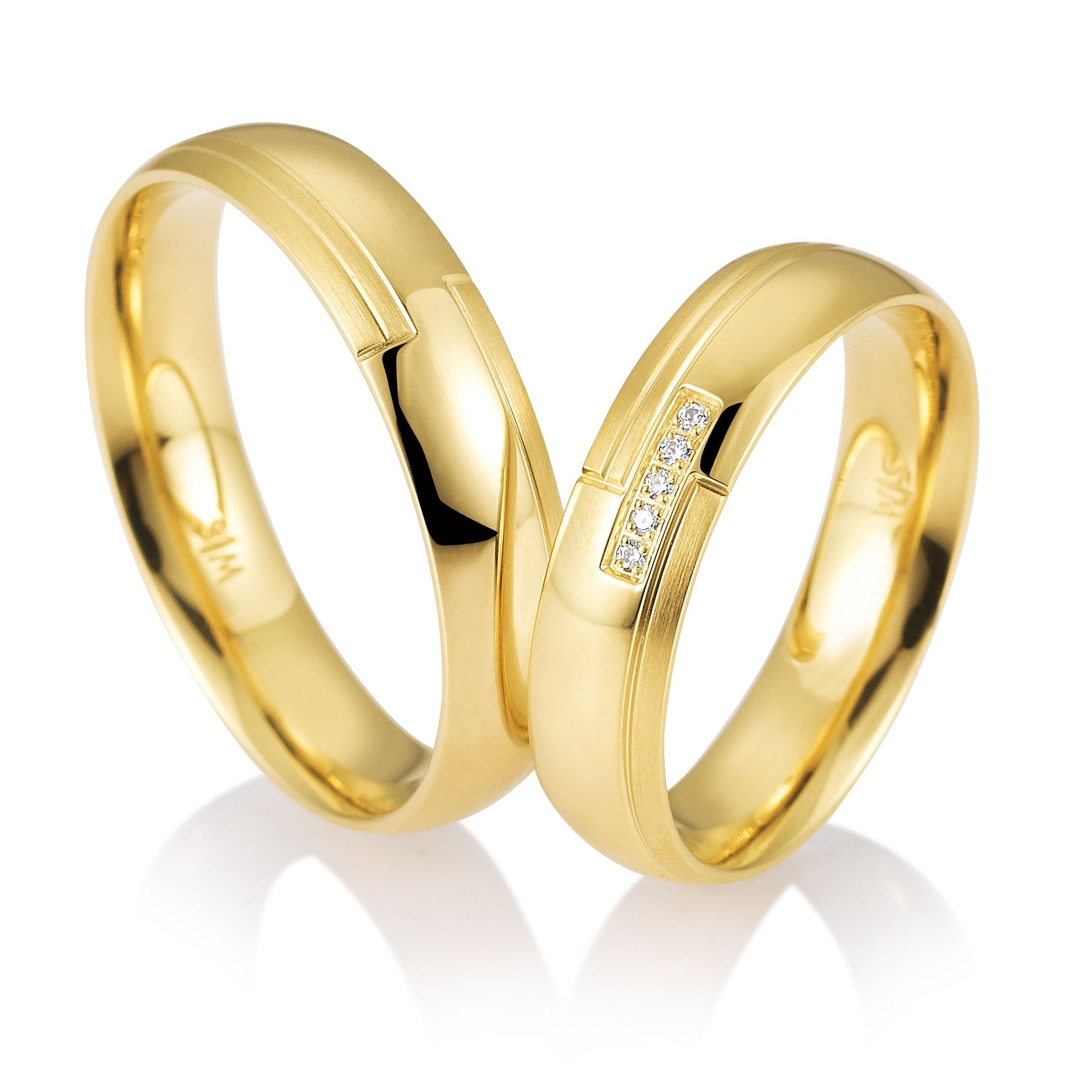 Eheringe Sympathie – Harmonie in Vollendung auf eheringkaufen.ch erhältlich.