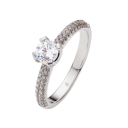 Für immer dein - Exklusiver Verlobungsring in feinem Gold auf eheringkaufen.ch erhältlich.