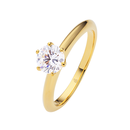 Für jeden Moment – Verlobungsring aus Gold auf eheringkaufen.ch erhältlich.