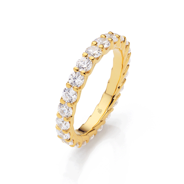 Mémoire-Ring mit gefassten Diamanten – Jeder Stein erzählt Ihre Geschichte