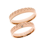 Eheringe in Gold - Liebe, gefasst in Gold auf eheringkaufen.ch erhältlich.