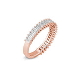Halb Memoire Ring von Breuning - 1.5 ct, 585 Gold, 750 Gold & Platin