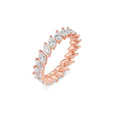 Memoire Navette Verlobungsring Breuning - 5.30 mm, 14K/18K Gold, Lab Grown Diamanten