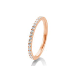 Halb Memoire Ring Breuning - 14K/18K Gold, 0.36 ct Lab Grown Diamanten