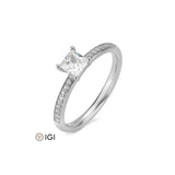 Verlobungsring Princess Cut - So einzigartig wie Du auf eheringkaufen.ch erhältlich.
