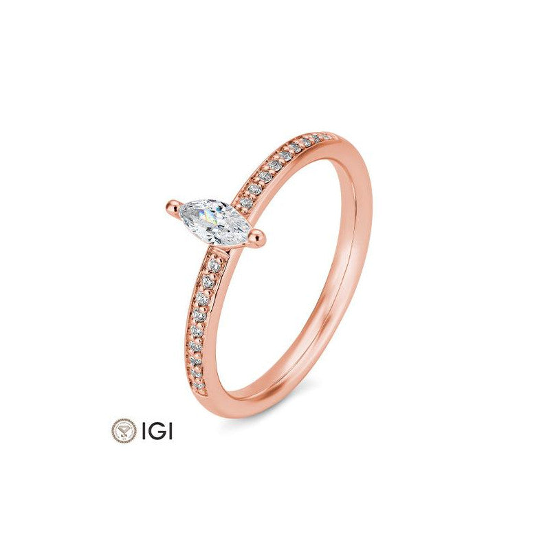 Verlobungsring Navette Cut - Natürlich verbunden auf eheringkaufen.ch erhältlich.