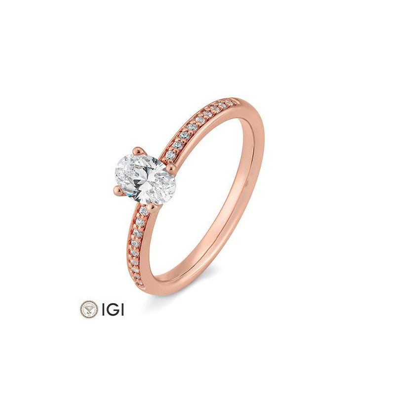 Verlobungsring Oval Cut - Dezent. Klar. Unvergänglich auf eheringkaufen.ch erhältlich.