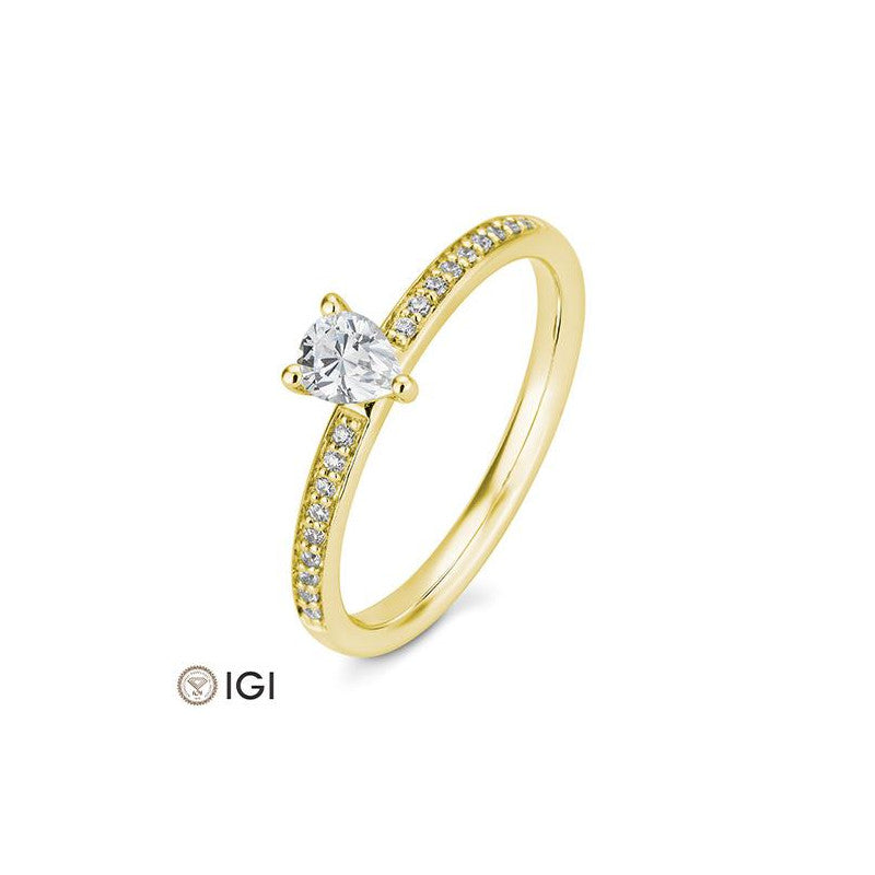 Verlobungsring Teardrop Cut - Design trifft Bedeutung auf eheringkaufen.ch erhältlich.