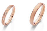 Eheringe Moonlight von Rauschmayer mit 7 Diamanten 0,0375 ct